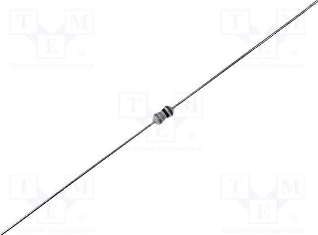 100x Widerstand: Kohle THT 100kΩ 0,25W Ø1,85x3,5mm 5% CFR0S4J0104A50 Kohlewiderständ