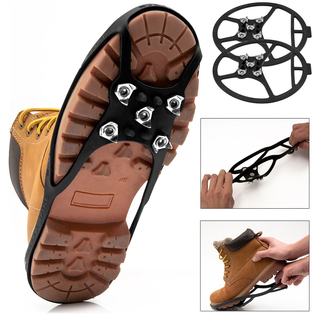 Anti-Rutsch-Spikes Schuhe Schuhspikes Eiskrallen Schuhkrallen Anti-Rutsch-Schutz 