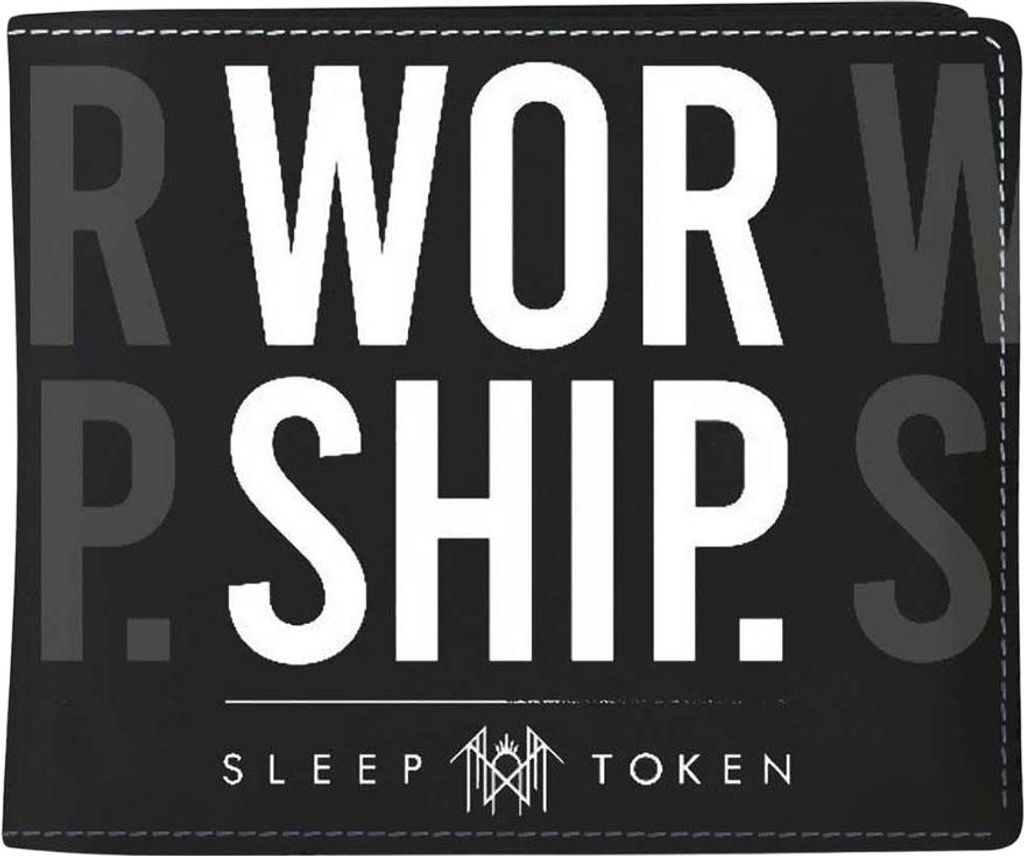 Sleep Token - "Worship" Brieftasche RO14827 (Einheitsgröße) (Schwarz/Weiß)