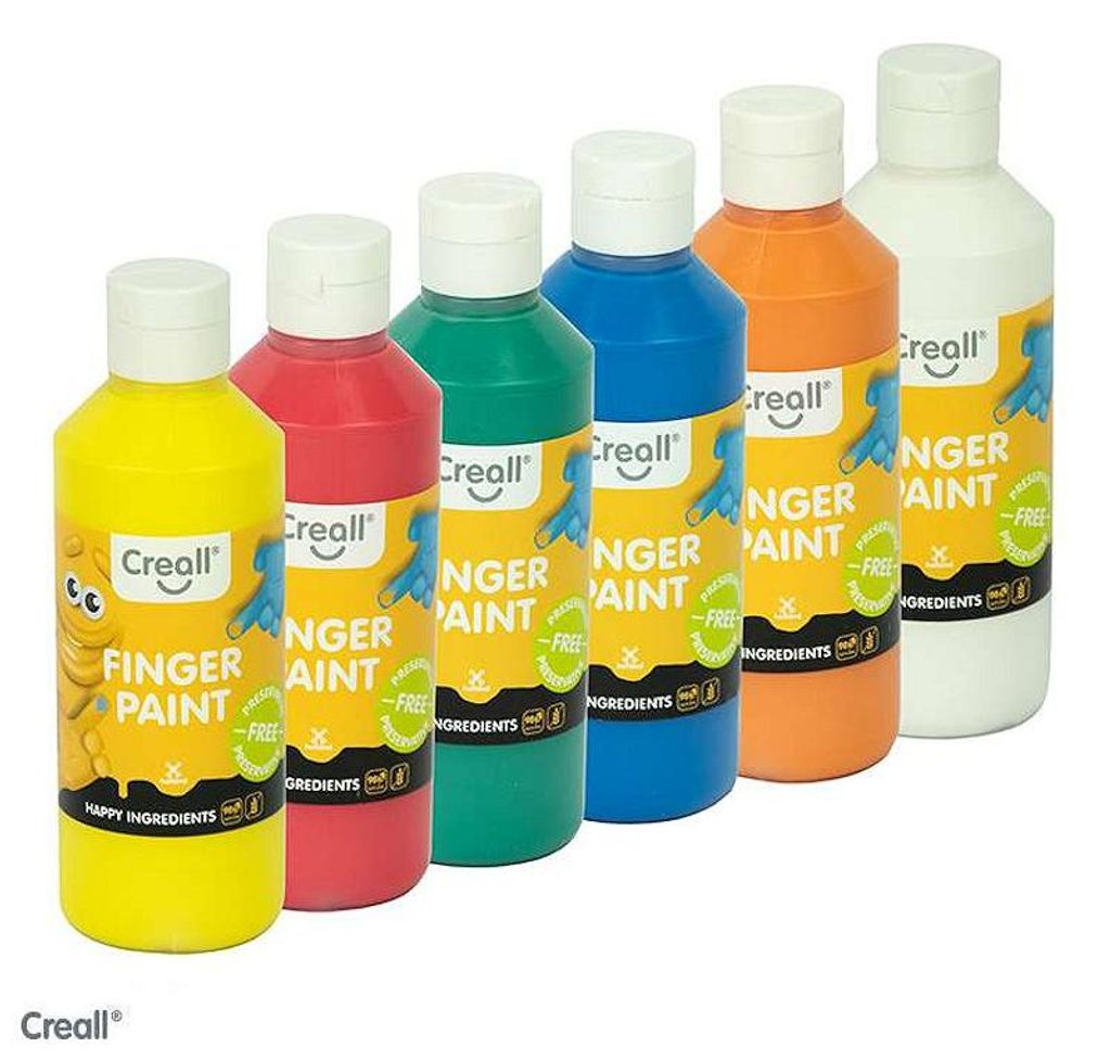 Creall Fingerfarbe Happy Ingredients Set - Kinderfarbe Produktbild 