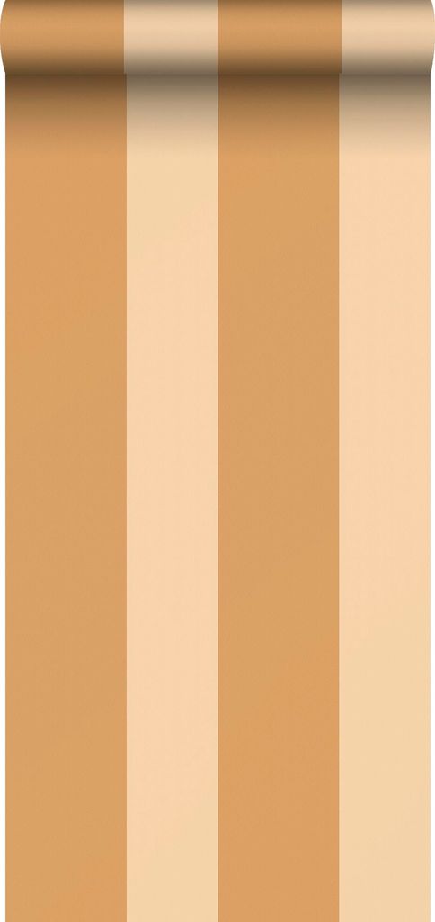 Sanders & Sanders Tapete Streifen Dunkelgelb und Gelb 53 cm x 10.05 m