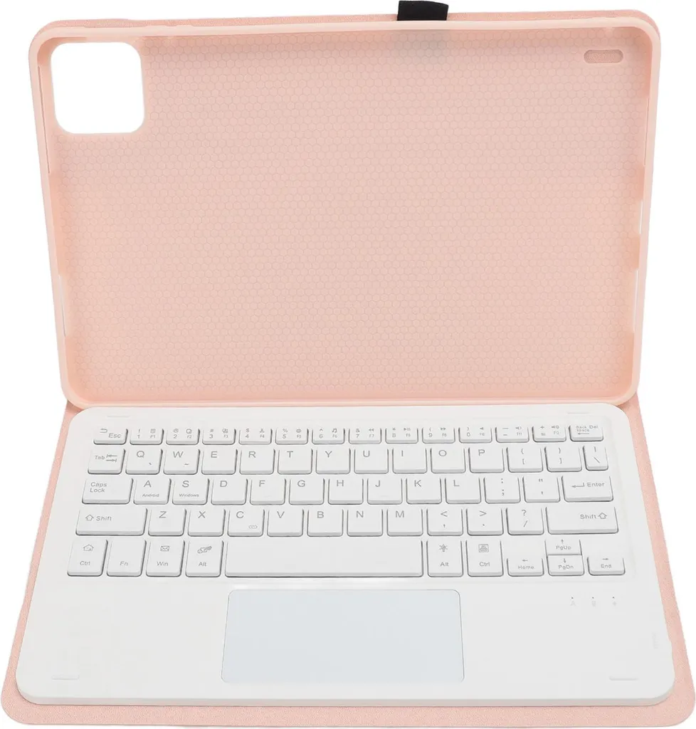Coque clavier Xiaomi Pad 6 amovible magnétique support de vue rose
