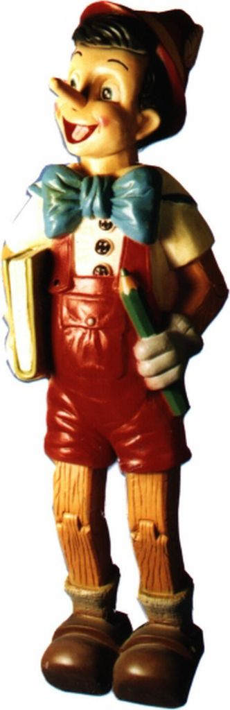 Design pinocchioFigur Statue Skulptur Figuren Skulpturen Dekoration Deko 5643