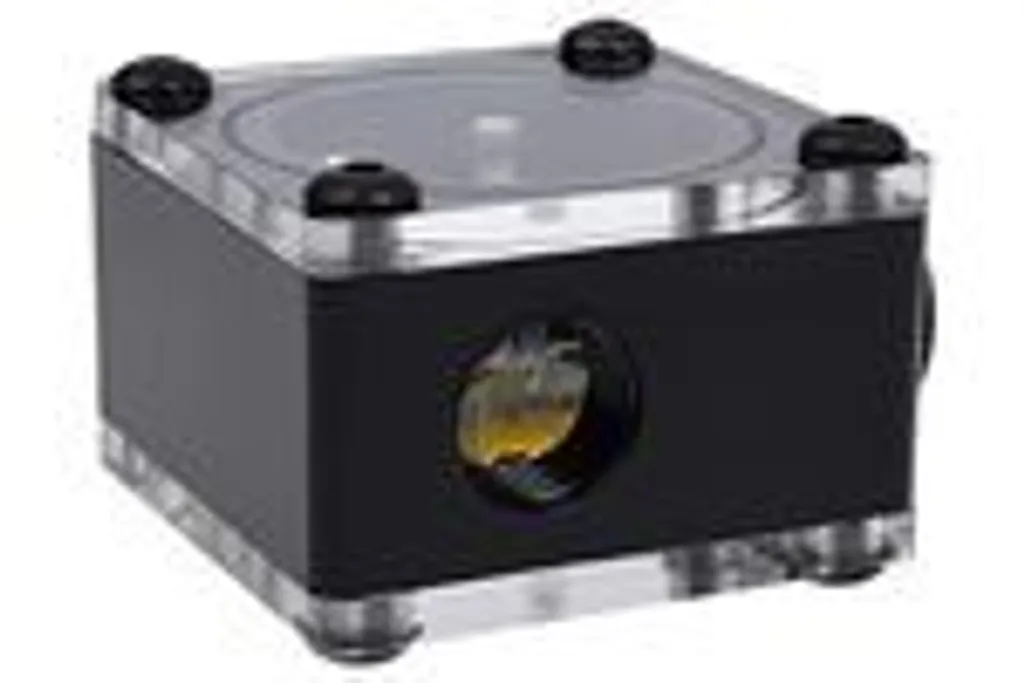 Raccord passe-cloison G1/4 carré Alphacool Aile de Glace pour boîtier