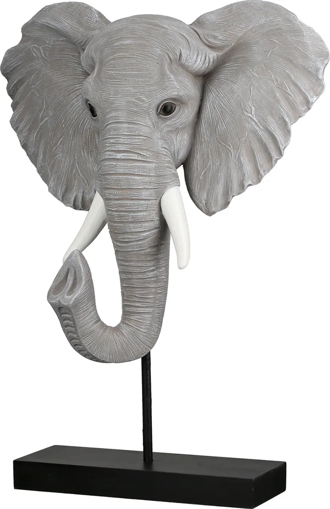 Scultura Elefante Ringo Gilde Grigia 42cm - Idea Regalo Esclusiva