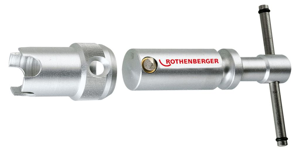 Rothenberger Ventileinschraubwerkzeug RO-QUICK Set - 70439