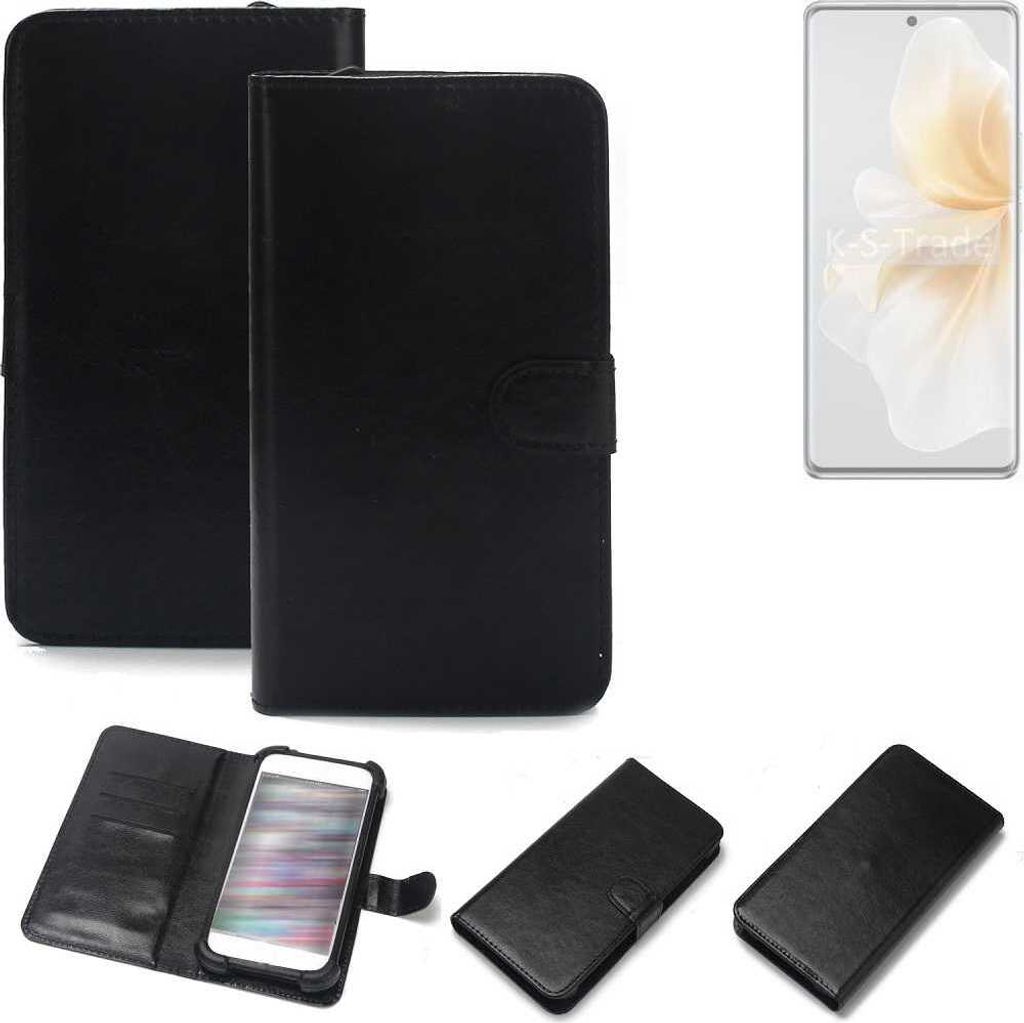 K-S-Trade Handyhülle Schutzhülle kompatibel mit Vivo V40 Lite 4G Handy Schutz Hülle Handyhülle Bumper schwarz 1x