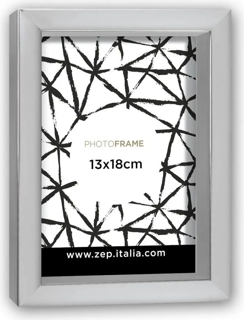 Cadre photo 20x30 cm argenté modèle Inn pour décoration murale chic