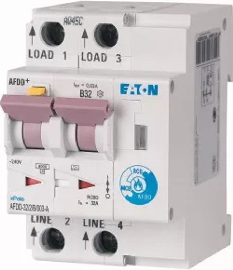 Eaton Brandschutzschalter, 2p, B, 32 A, 30 mA, Typ A 187231