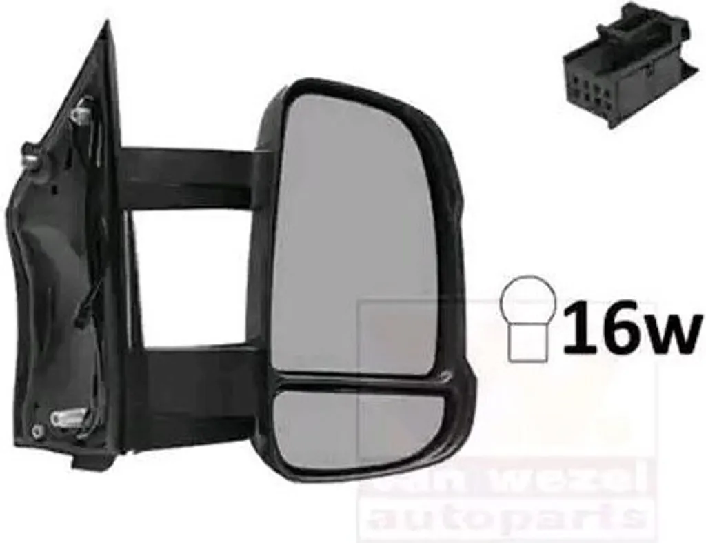 Rétroviseur Droit Anti Angle Mort pour OPEL Movano C Fourgon (U9)