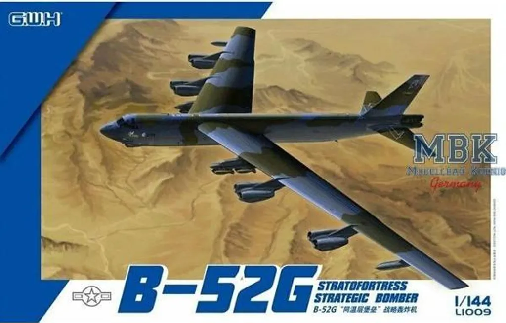 Kit de Modélisme Avion Boeing B-52G Stratofortress GWH Version Tardive