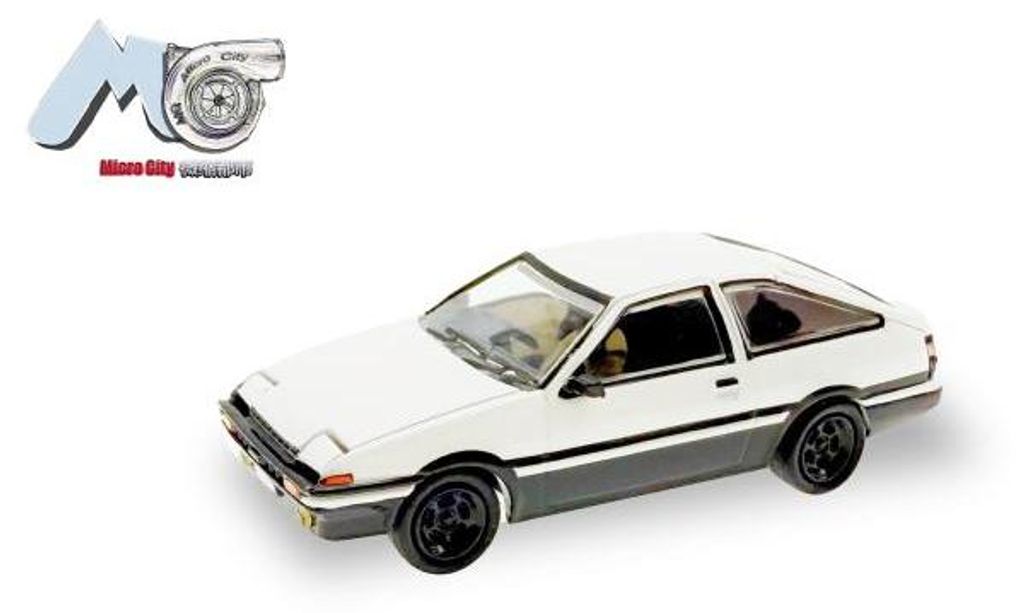 MicroCity PKW Toyota Corolla AE86, weiß 87MC000041