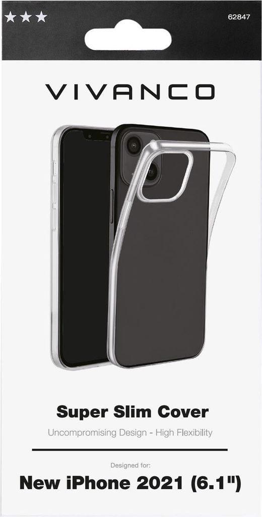 ViVanco Super Slim Handy-Schutzhülle 15,5 cm (6.1" ) Cover Transparent (SSCVVIPH2021T)