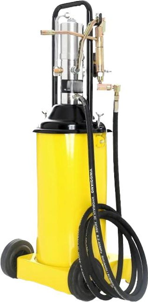 KRAFT&DELE | Pneumatische Druckluft-Fettpresse, 15L,  für Produktbild 