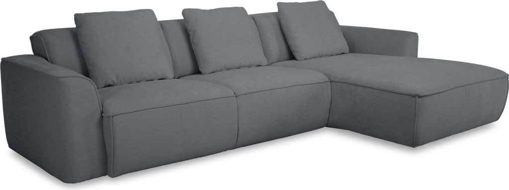 Polsterecke SANSIBAR HASLUM BB 298x174 cm braun Ecksofa