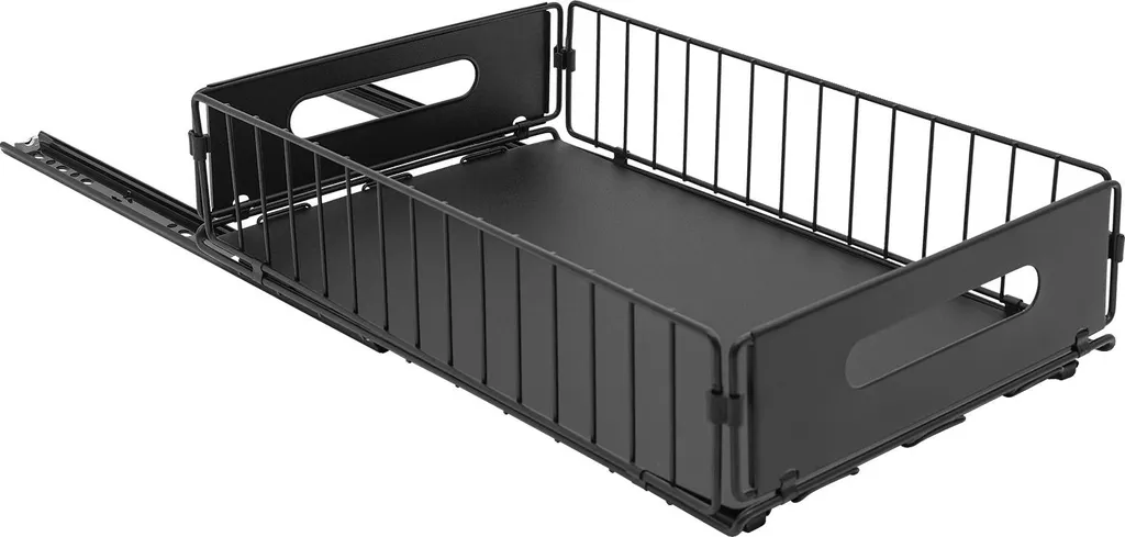 Organiseur noir modulable et robuste avec installation rapide sans outil