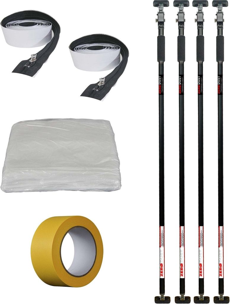 Staubschutzwand Set "Renovierung" Höhe 2,90 m x Breite 5,00 m