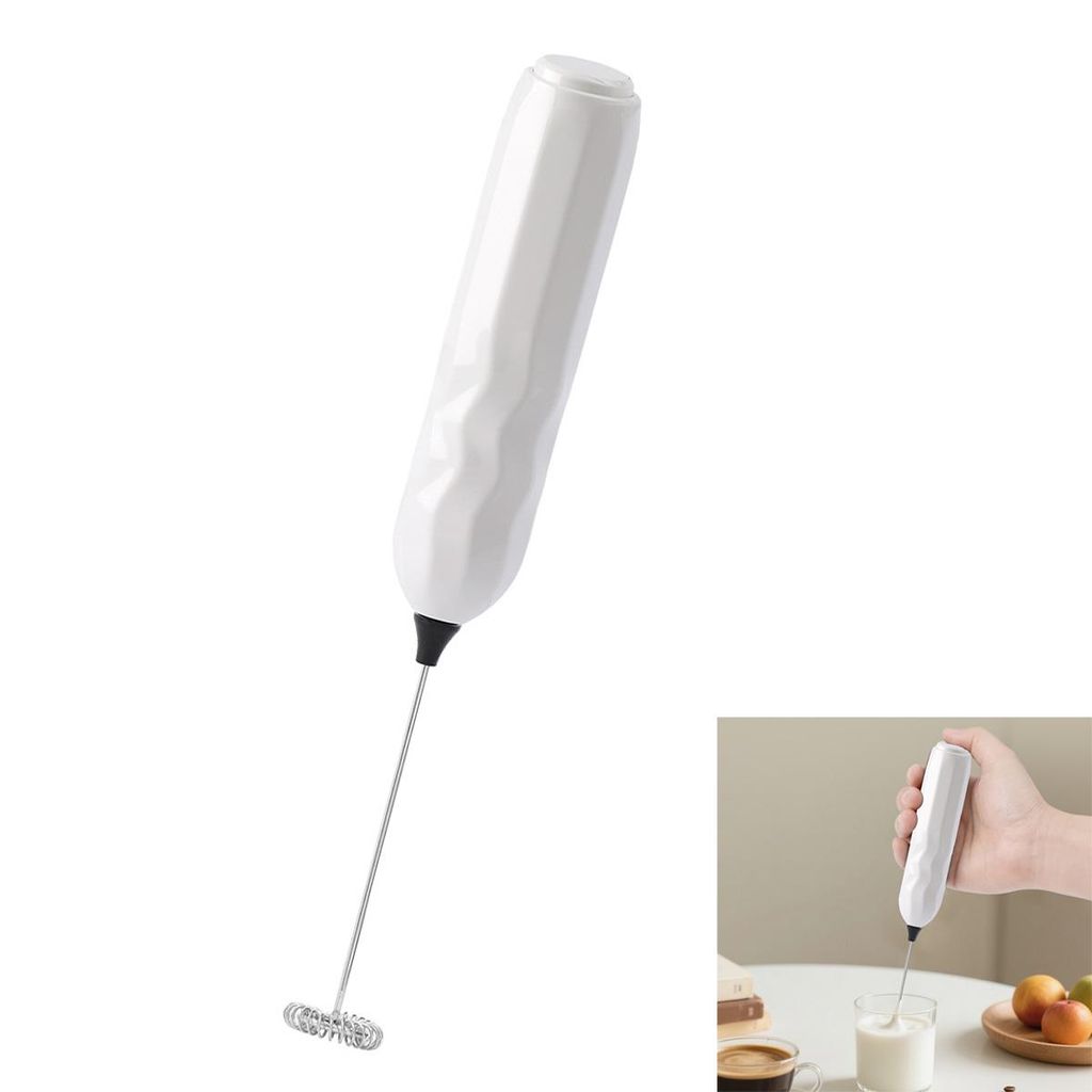 Milchaufschäumer, Elektrische Milchaufschäumer, Handheld Milchschäumer Stab für Kaffee, Geschenkschaumbereiter für Kaffeeliebhaber, batteriebe...