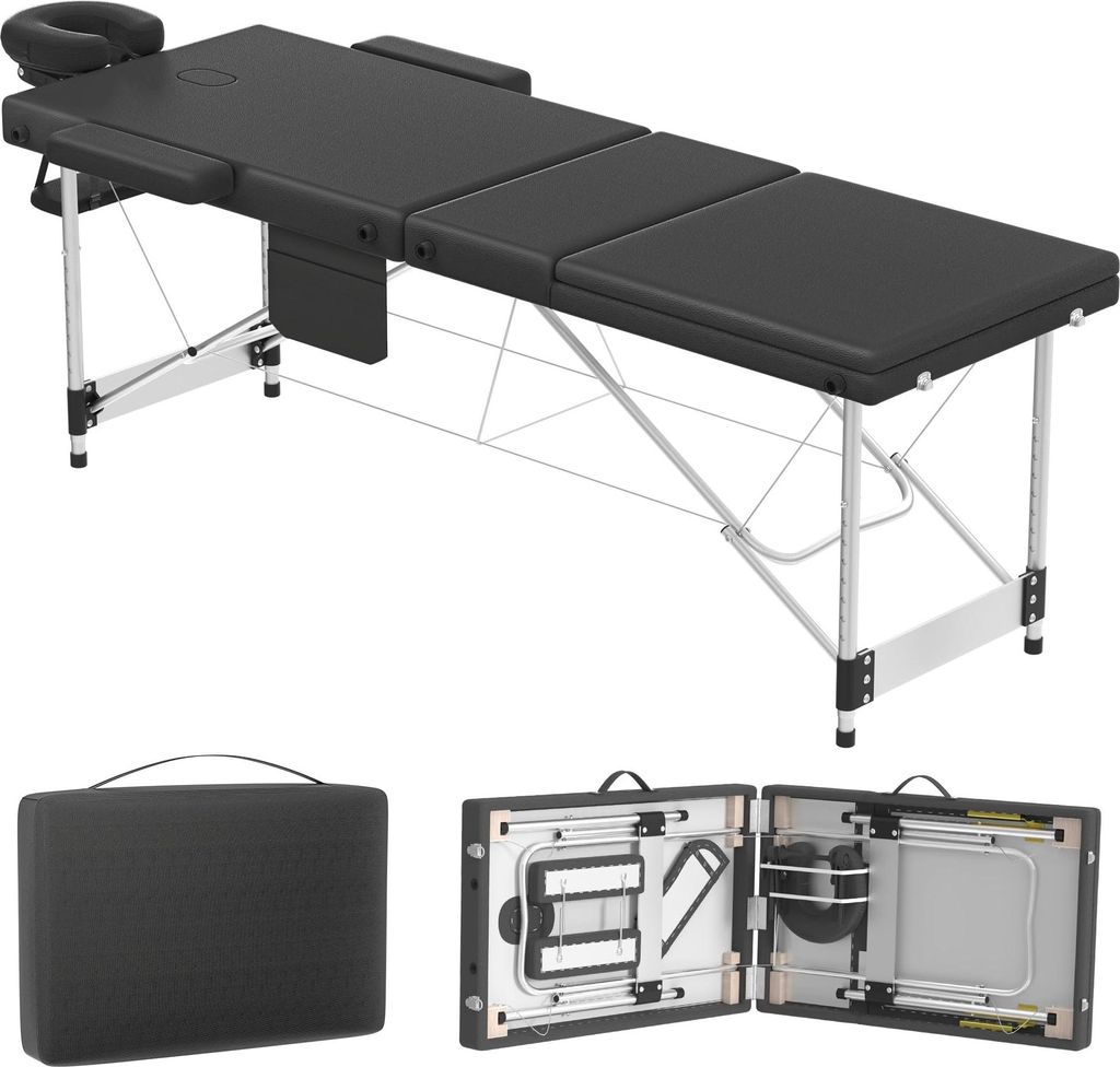 NAIZY Massagetafel van aluminium, inklapbaar en met Productafbeelding 