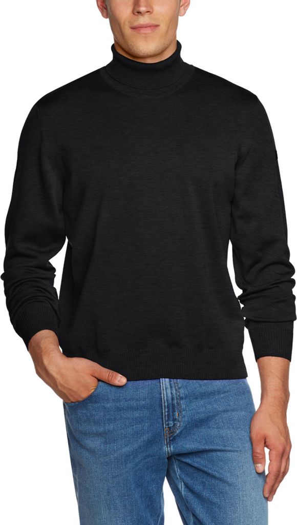 Maerz Muenchen Rollkragenpullover für Herren in anthrazit anthrazit 1151-22-00122