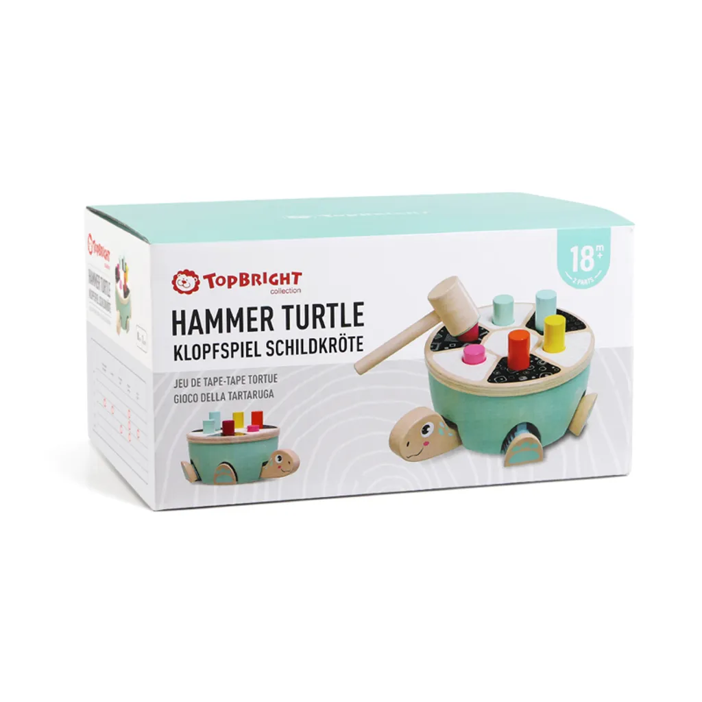 Développer la coordination œil-main avec le banc à marteler Tortue
