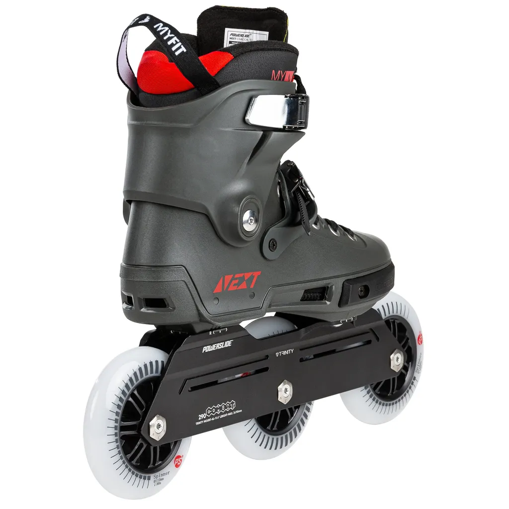 Powerslide Next Charcoal 110 avec fixation Trinity Gris, pointure 38-39 - 3