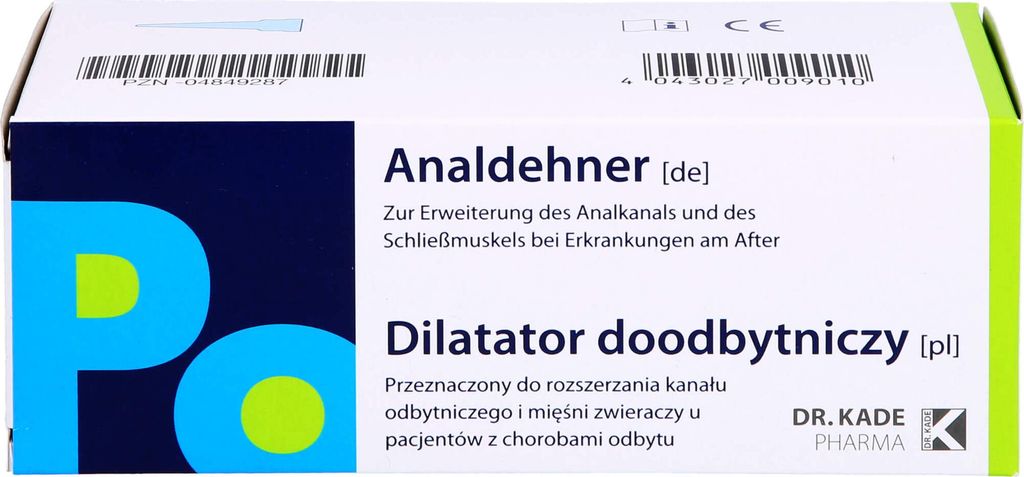 DR. KADE Analdehner zur Erweiterung des Analkanals, 1 St. Vorrichtung