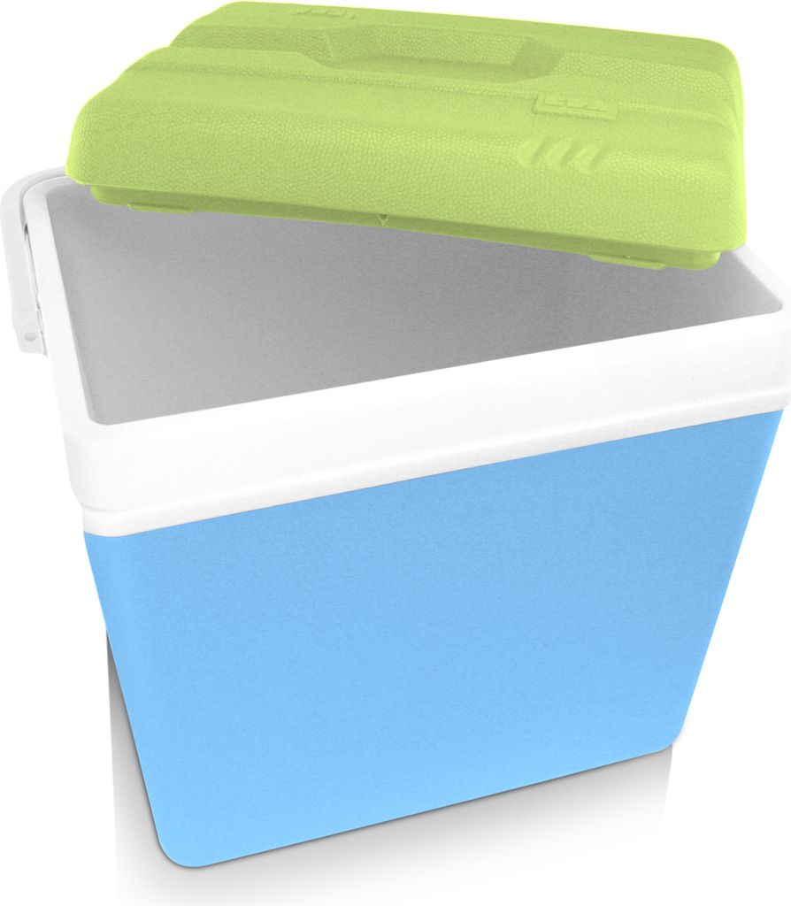 Kühlbox Promotion, 24 Liter, blau-grün 36x27x40 cm Produktbild 4