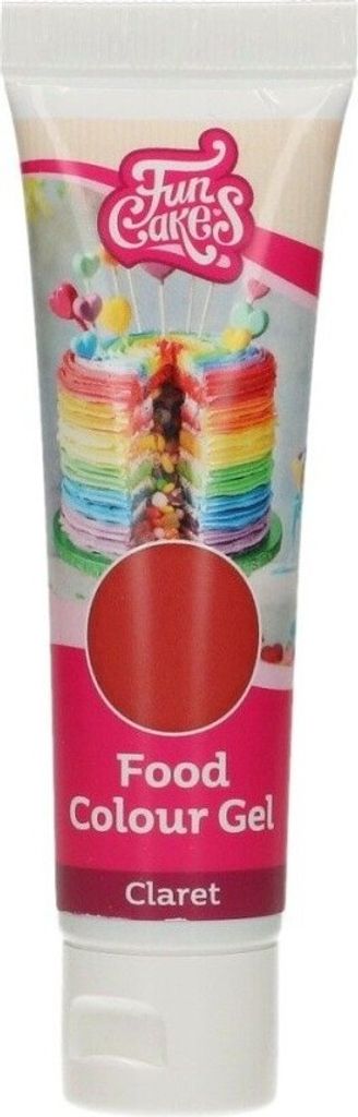 FunCakes Edible FunColours Gel - Claret 30g Produktbild 