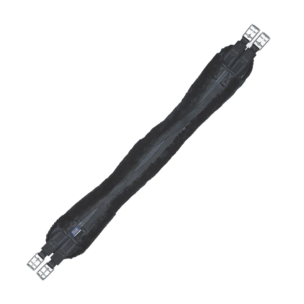 Sangle Shires Performance SupaFleece ER1137 Noire - Confort 127 cm