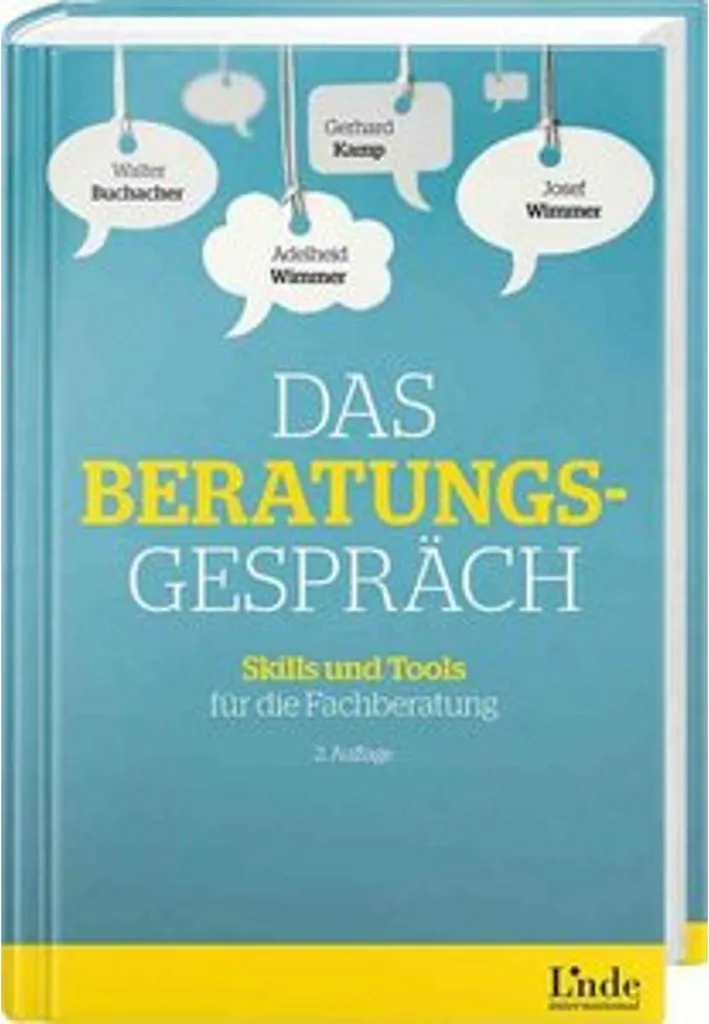 Livre de Formation Das Beratungsgespräch sur la Communication Stratégique