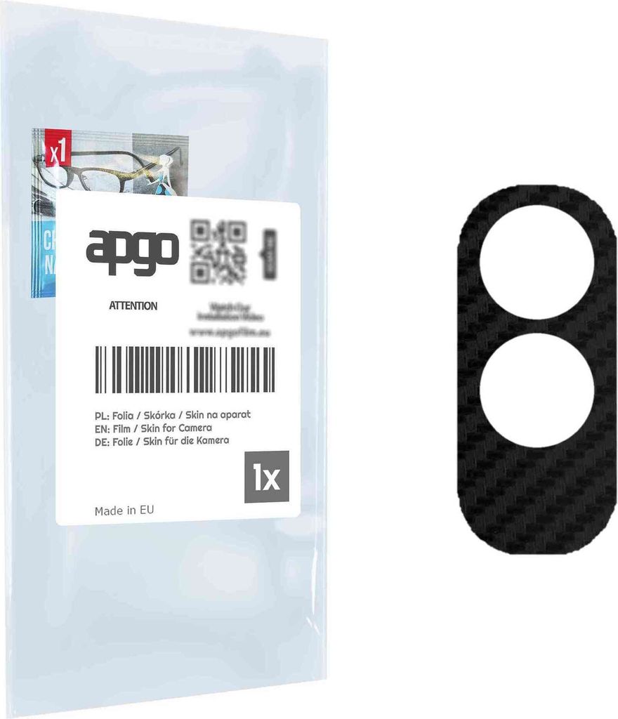 apgo Objektivschutz-Folie, Kameraschutz kompatibel mit Lenovo Tab P11 2nd Gen, Carbon-Imitation, Rückseite Schutzfolie für Kamera-Insel, Hinten F...
