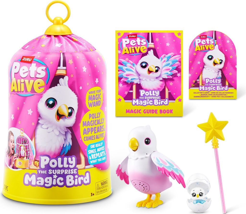 Zuru Pets Alive - Magický vták Polly Obrázok produktu 