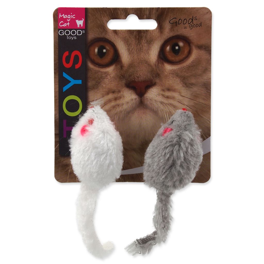 Speelgoed Magic Cat: muisjes met rammelaar en kattenkruid, Productafbeelding 