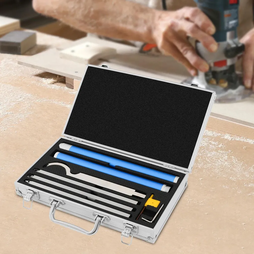 Ciseaux de tournage sur bois avec pointes carbure interchangeables - 8 pcs