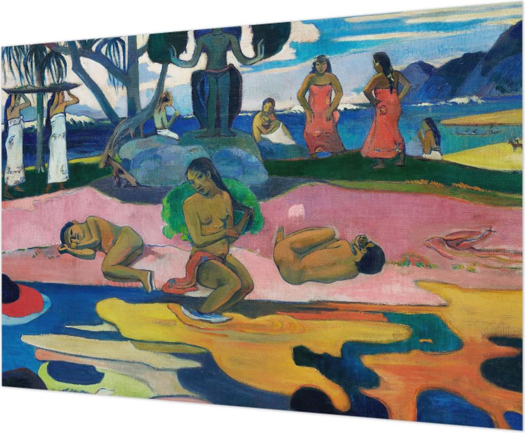 Wandtapete - Dekorative Tapete für Wohnzimmer - Tapetenfolie für Wanddekoration - 208x146 cm - Tropischer Urlaub