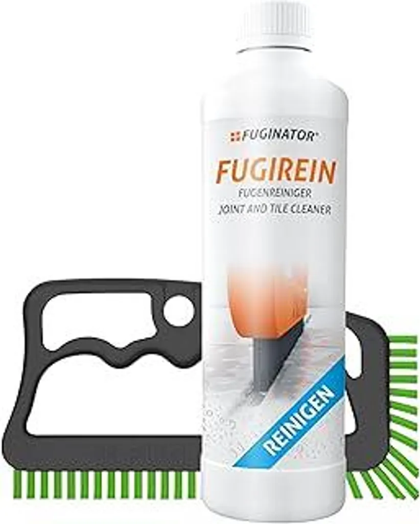 Set Pulizia Fughe FUGINATOR | Spazzola Ergonomica + Liquido 250ml