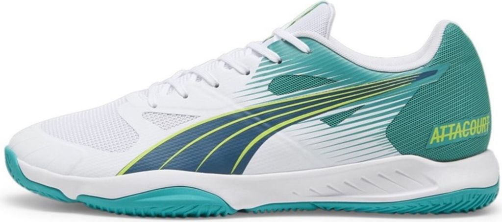 Puma Handballschuhe Attacourt , weiß, 44, Herren