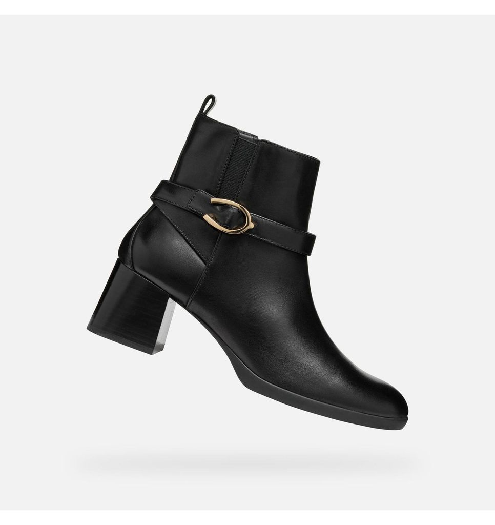 Geox Schwarze Damen-Ankle-Boots Walk Pleasure 55 41