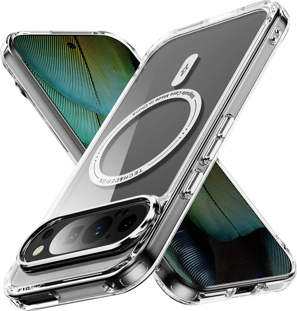 Encased SlimShield Magnético Diseñado Para Google Pixel 8 Pro Funda Con Tarjetero Y Cartera Compatible Con Magsafe Color Negro