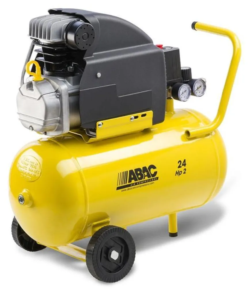 Compresseur d'air 24L lubrifié ABAC - Idéal pour l'Atelier et le Garage