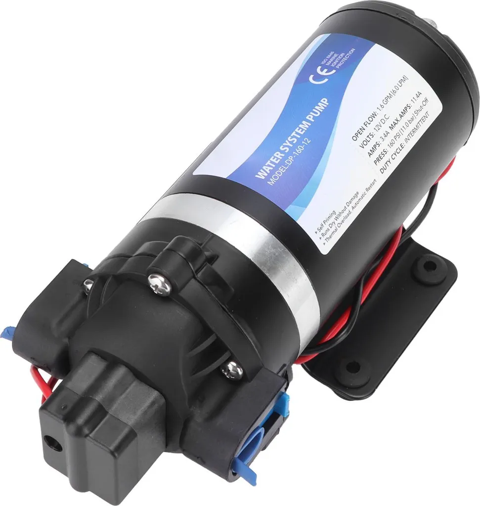 Pompe 12V électrique pour résoudre les problèmes de pression d'eau
