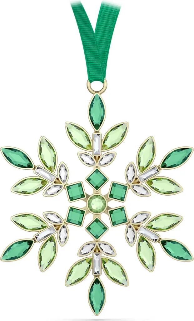 Cadeau de Noël Swarovski Ornement Gema Vert 5691044 - Idée Déco Luxe 2024