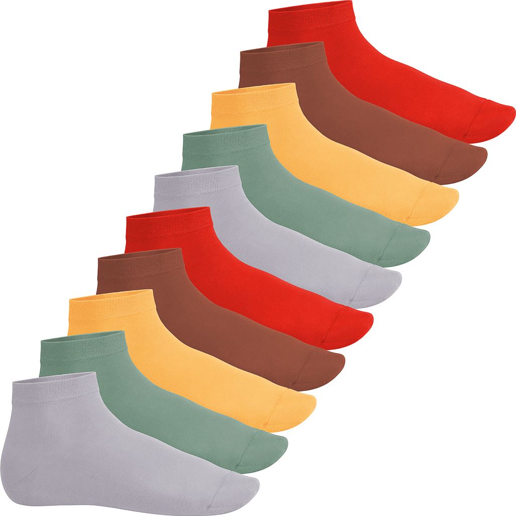 Footstar EVERYDAY! 10 Paar Damen Herren Quarter Socken - Produktbild 