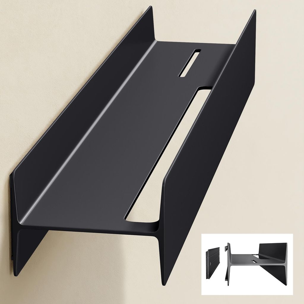 doporro Duschablage ohne Bohren mit Schrauben, 60 cm Produktbild 