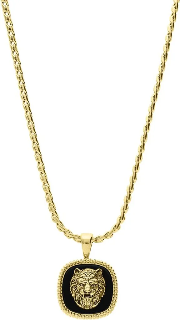 OFFERTA Guess Collana Lion King Oro Acciaio - Prezzo Esclusivo Uomo