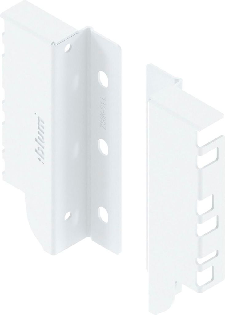 BLUM ANTARO Tandembox Rückwandhalter für Schublade Z30K00S, Seidenweiß