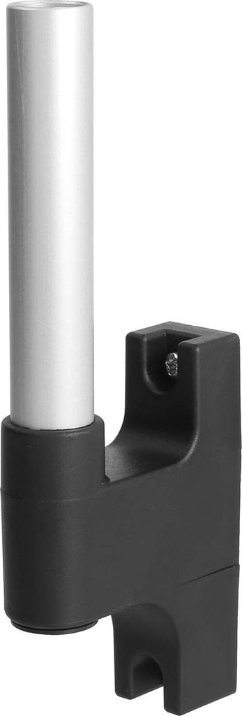 STEX24 Wandanschluss für Signalsäule schwarz / silber, 50/70mm SH/231 103 Anschraubloch 70,0mm Bohrung 2x5,5mm - 1