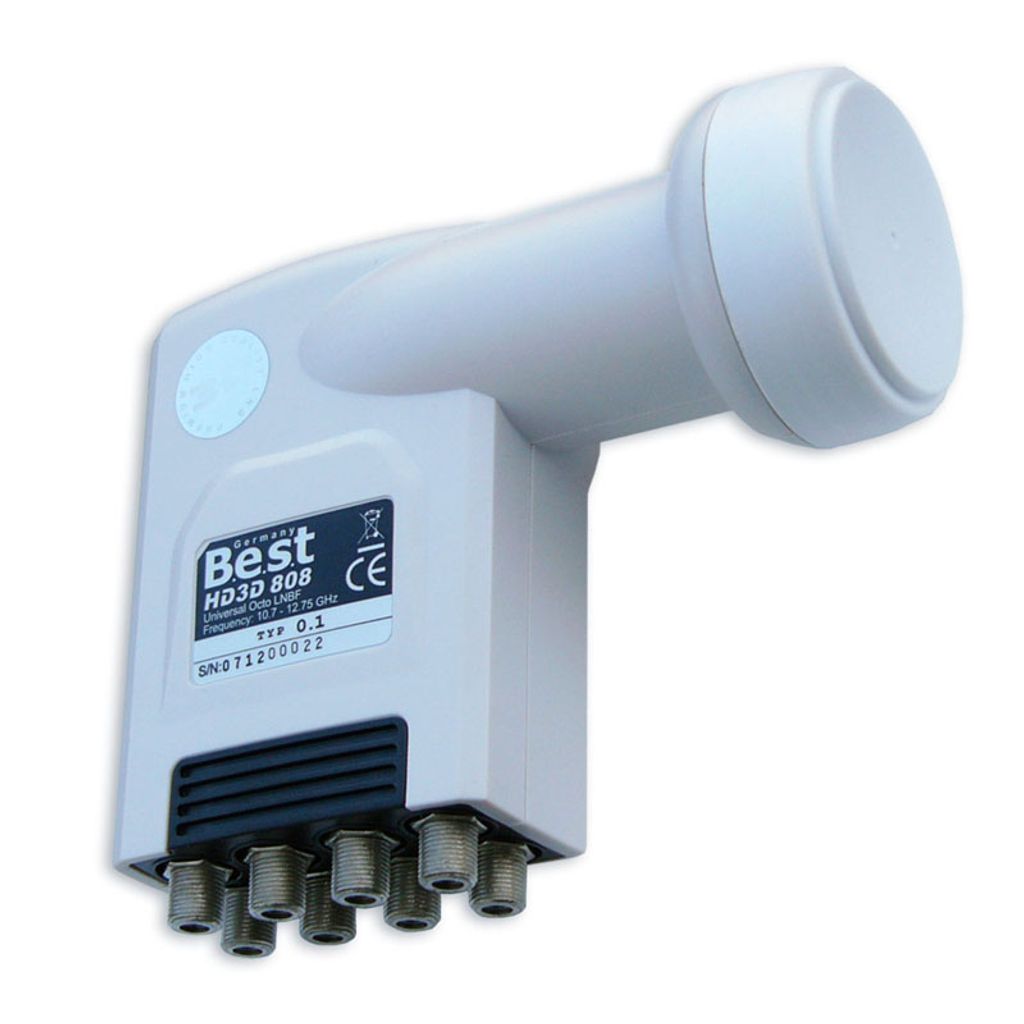 Best HD3D808 Octo LNB 40mm Typ 0,1