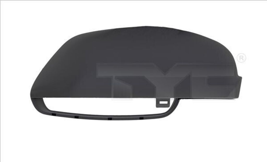 TYC 337-0202-2 Außenspiegel Abdeckung Kappe Links für VW POLO (9N) Spiegelkappe